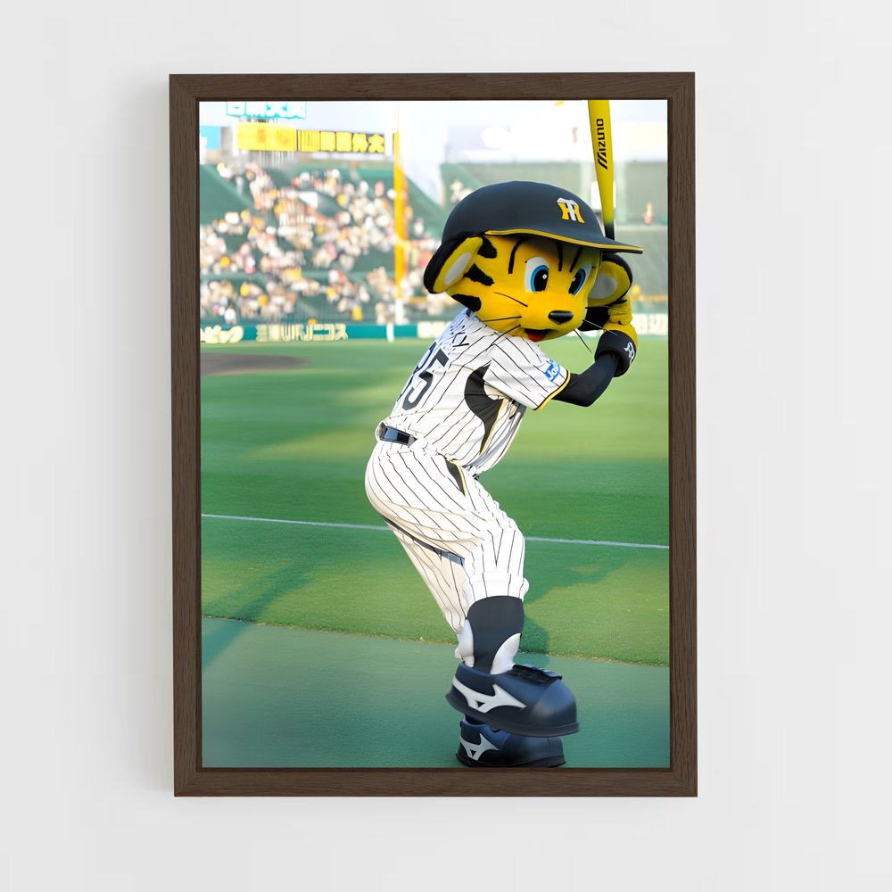 Poster Tigers en Action – affiche Baseball (vue 5)